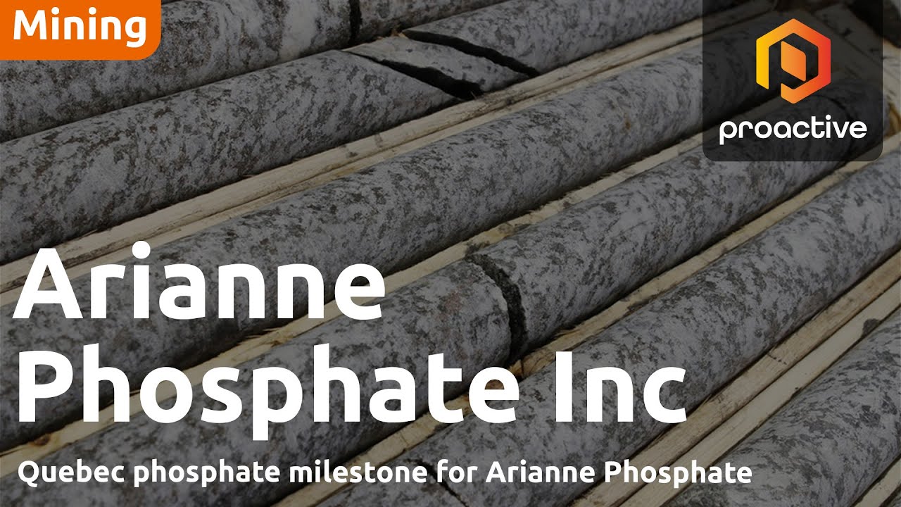Arianne produces Phosphoric Acid from Quebec Phosphate concentrate