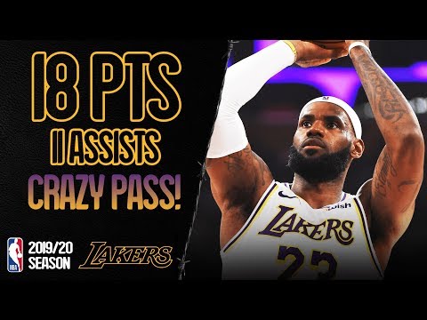LeBron James 18 Points, 11 Assists vs Golden State Warriors - Full Highlights 16/10/2019
