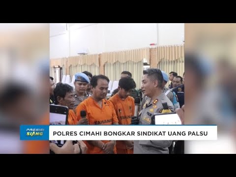 POLRES CIMAHI BONGKAR SINDIKAT UANG PALSU