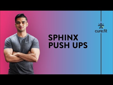 How to do Sphinx Push Ups for Shredded Triceps - Cult.Fit Cues