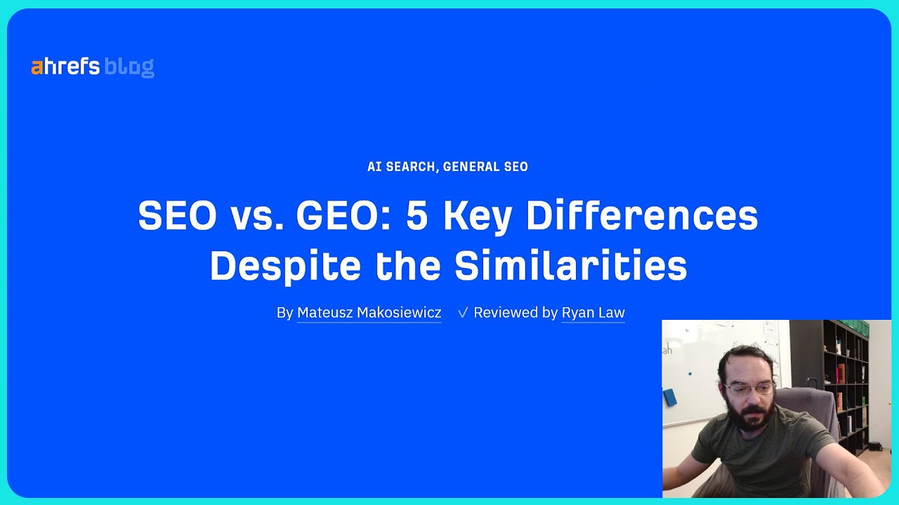 SEO vs. GEO: 5 Key Differences Despite the Similarities  - Article Review
