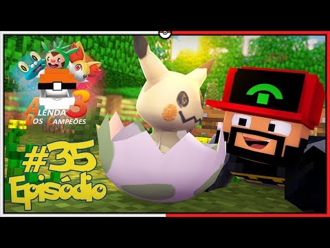 Minecraft A Lenda dos Campeões 3 #35 - Mimikyu Nossa FADA! [Pixelmon]