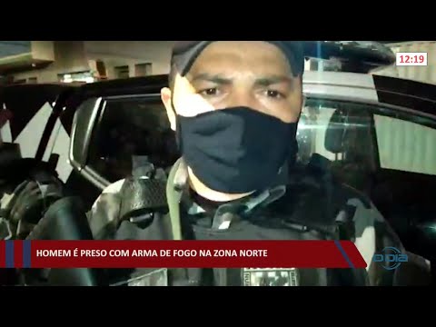 Homem é preso com arma de fogo na zona norte 03 11 2021