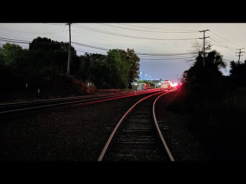 Northbound Amtrak Downeaster Leaving Anderson in Woburn