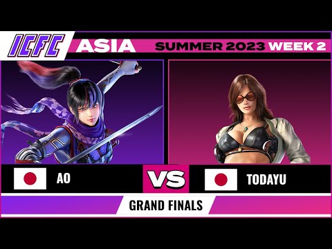 AO (Kunimitsu) vs. Todayu (Katarina) -  ICFC TEKKEN7 ASIA: Summer 2023 - Week 2 Grand Final