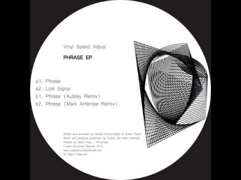 Vinyl Speed Adjust - Phrase [Crystal Structures Records 2013]