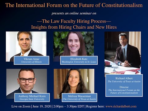 The Law Faculty Hiring Process: Insights from Hiring Chairs and New Hires