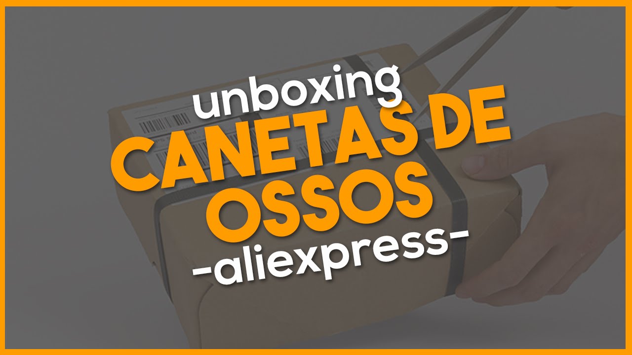 Caneta osso: unboxing divertido e review completo
