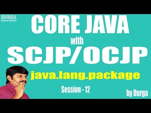 Core Java With Ocjpscjp Java Lang Package Part 12 Object Class Equals Hashcode
