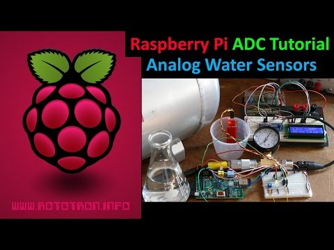 Raspberry Pi Analog Water Sensors ADC Tutorial