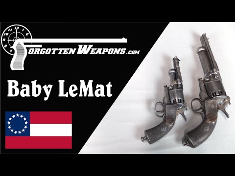 Confederate Navy Baby LeMat Grapeshot Revolver