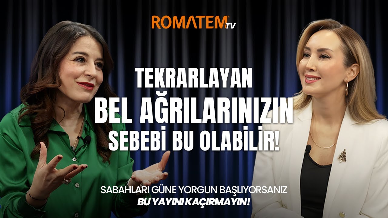 Tekrarlayan bel ağrılarınızın sebebi bu olabilir!