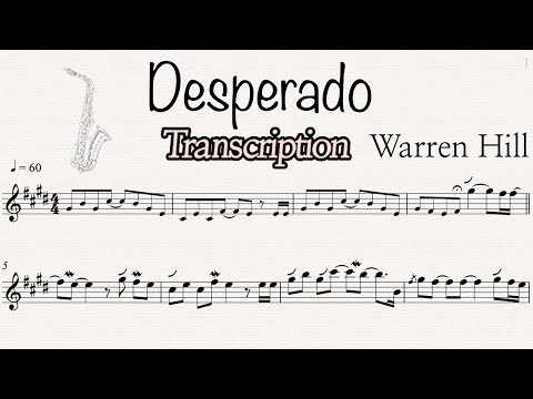 Desperado - Warren Hill (Transcription)