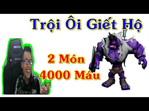 Mundo Rừng Chỉ 2 Món 4000 Máu Dí 5 Thằng Chạy Vô Trụ Đập | Trâu Best Udyr