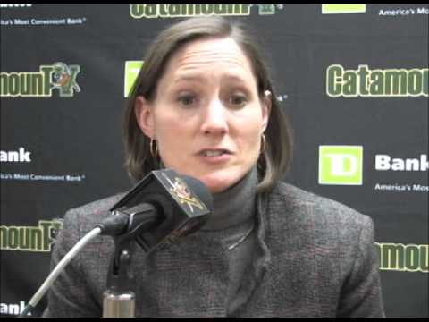 Postgame - Women's Basketball: Vermont vs. Marquette