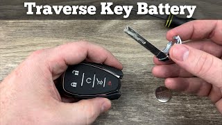 2018 - 2023 Chevy Traverse Key Fob Battery Replacement - How To Replace Or Change Remote Batteries