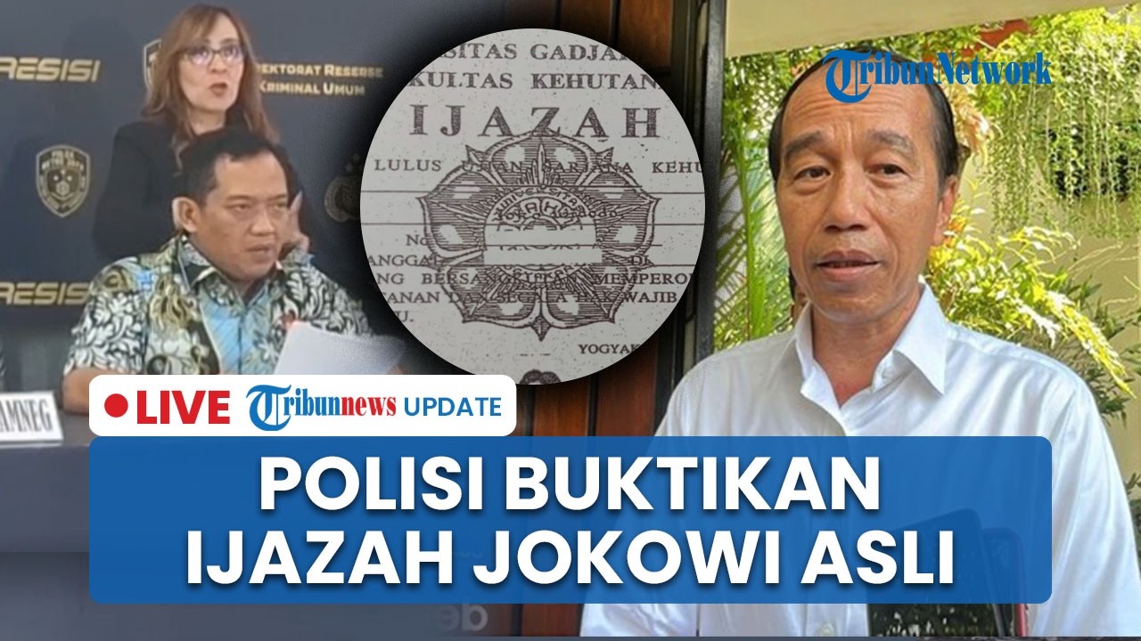 LIVE: Polemik Ijazah Palsu Jokowi Berakhir Damai untuk 3 Terlapor, Status Tersangka Sudah Dicabut