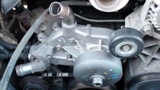 HOW TO REPLACE INSTALL WATERPUMP GMC YUKON 2002-2006