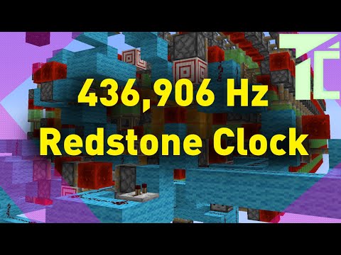 Lightspeed redstone. (436,906 hz redstone clock.)