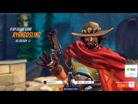 GALE CARRY CASSIDY - 43 ELIMS AND POTG! - OVERWATCH 2 SEASON 10 TOP 500