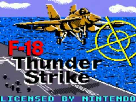 F 18 Thunder Strike Game Boy