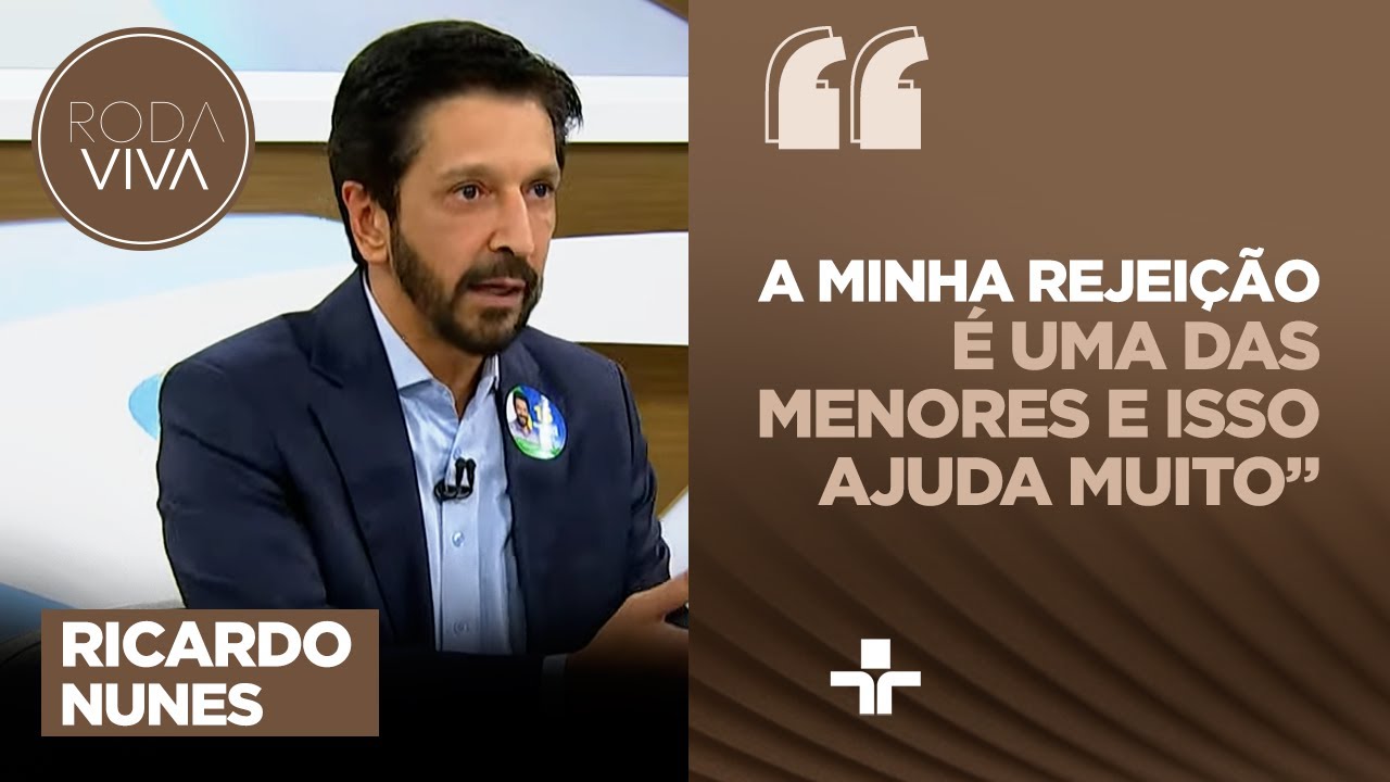 Ricardo Nunes sobre rejeição: "Minha taxa é uma das mais baixas entre os candidatos'"
