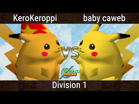 Xanadu Origins - KeroKeroppi (Pikachu) Vs. baby caweb (Pikachu) Smash Bros - SSB64