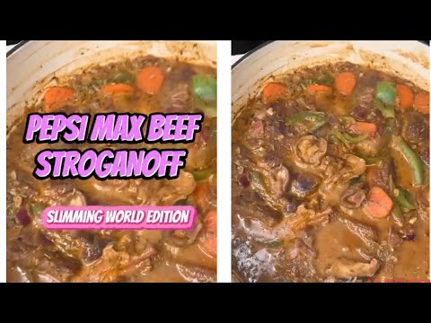 Make Pepsi max beef stroganoff with Winny / Slimming word edition