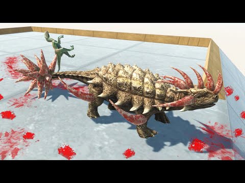 Mutant Ankylo Gene - 01(MAG-01) Super Weapons Dinosaur - New Update Animal Revolt Battle Simulator