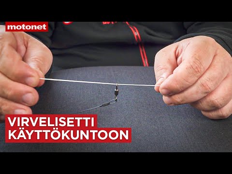 Virvelisetin viritys käyttökuntoon