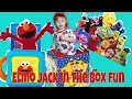 ELMO JACK IN THE BOX SESAME STREET THOMAS THE TRAIN JOHN DEERE TRACTOR FUN TOYS PLAY BOOKS