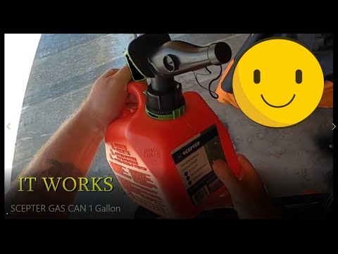 SCEPTER GAS CAN 1 Gallon HOW IT WORKS