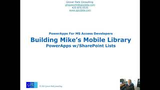 Mike's Mobile Library - The Access Interface