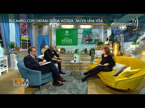 L'Ora Solare (TV2000) 28 marzo 2023 - Il fascino delle foto antiche e l'impegno di Oxfam Italia