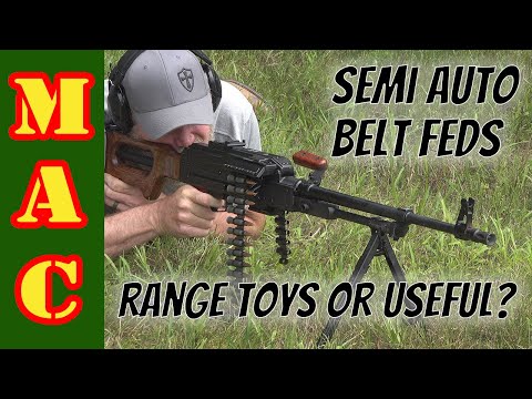 Semi-Auto Belt Feds - Useful Tools or Range Toys?