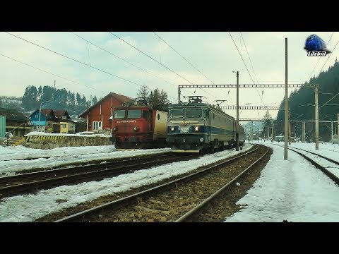 060-EA 40-0369-1 & IR1832 Cluj Napoca-Galați in Gara Vatra Dornei Station - 20 February 2019