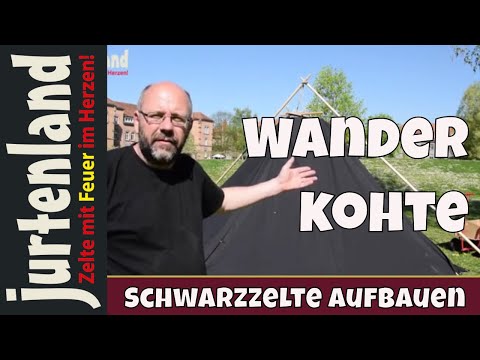 Wanderkohte - einfach aufbauen - Jurtenland