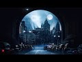 🦇 NIGHT GOTHAM CITY AMBIENCE | Relaxing Rain and Thunder Sounds for Sleeping | Batman inspired ASMR