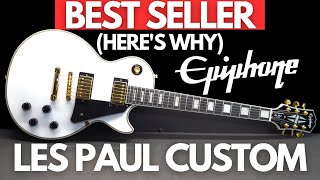 Video thumbnail for Epiphone LES PAUL CUSTOM (Why it's a BEST SELLER) by Play and Trade Guitars