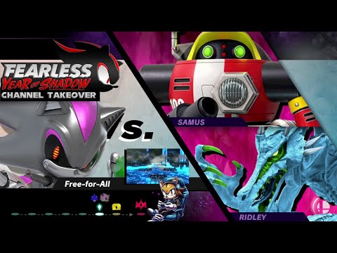 Pink Shadow Android vs Dark Samus's SSBU Classic Mode w/ Commentary -By Nanobuds/S77
