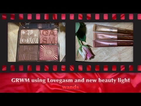 GRWM Using Lovegasm palette (medium to dark) and new beauty light wands Video
