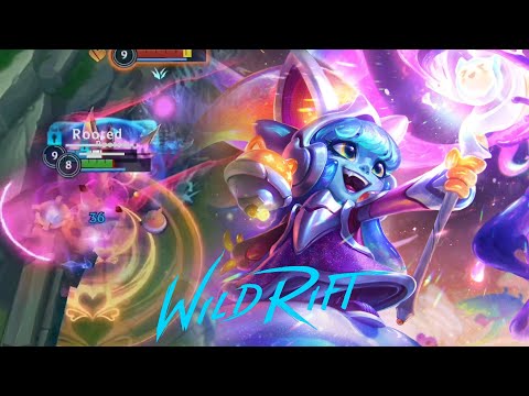 SPACE GROOVE LULU GAMEPLAY | NEW SKIN (Build & Runes) - Wild Rift