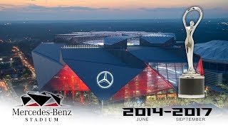 EarthCam's Construction Time-Lapse of Mercedes-Benz Stadium, Site of Super Bowl LIII