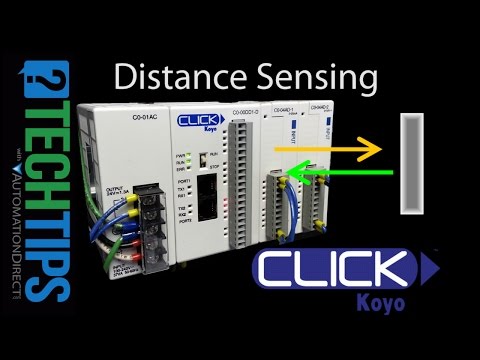 How to Sense Distance with an AutomationDirect CLICK PLC