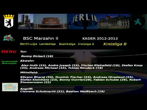 BSC Marzahn ll Kader Kreisliga B 6.AbteilungSebastianGollasch