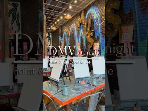 7 #DMV studios. Drinks. Music. Step-by-step painting. Your next #datenight is right here 🎨✨