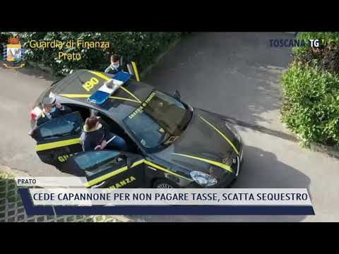 2022-01-21 PRATO - CEDE CAPANNONE PER NON PAGARE TASSE, SCATTA SEQUESTRO