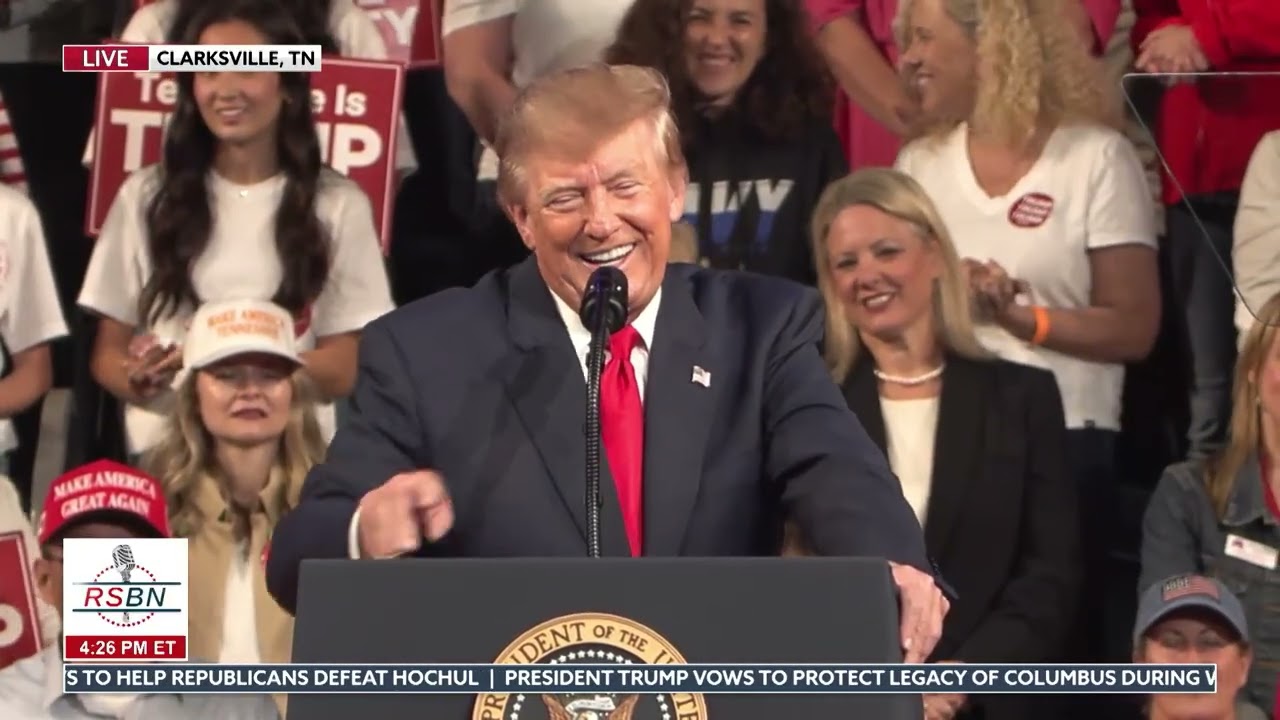 FULL EVENT: President Trump Holds Exciting Clarksville, Tennessee Rally - 10/10/26