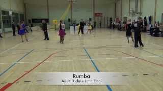 preview picture of video 'Hobby Latin Dance Cup 2014 (Aruküla) - Adult D class Rumba'