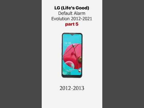 ⏰**LG (Life's Good) Default Alarm Evolution 2012–2021 (Part 5)** 📱   #garageringtones